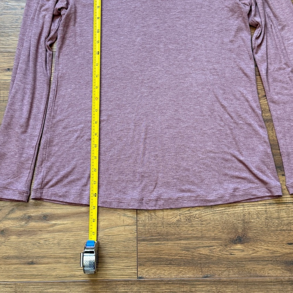 Cabi Women’s Long Sleeve Pull Over Top Style #4439 Purple Heather Size Small - Picture 3 of 7